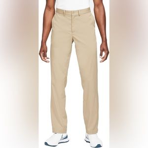 NIKE GOLF | Men’s 38 x 34 Beige Flat Front Golf Pants